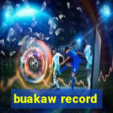 buakaw record